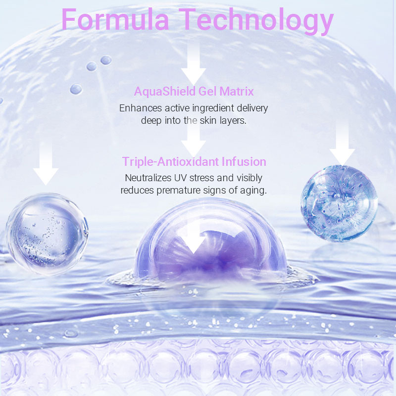 private label gel sunscreen spf 50+